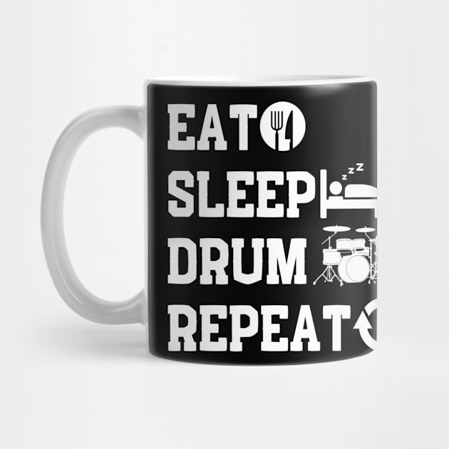 Eat Slee Drum Repeat by NomiCrafts